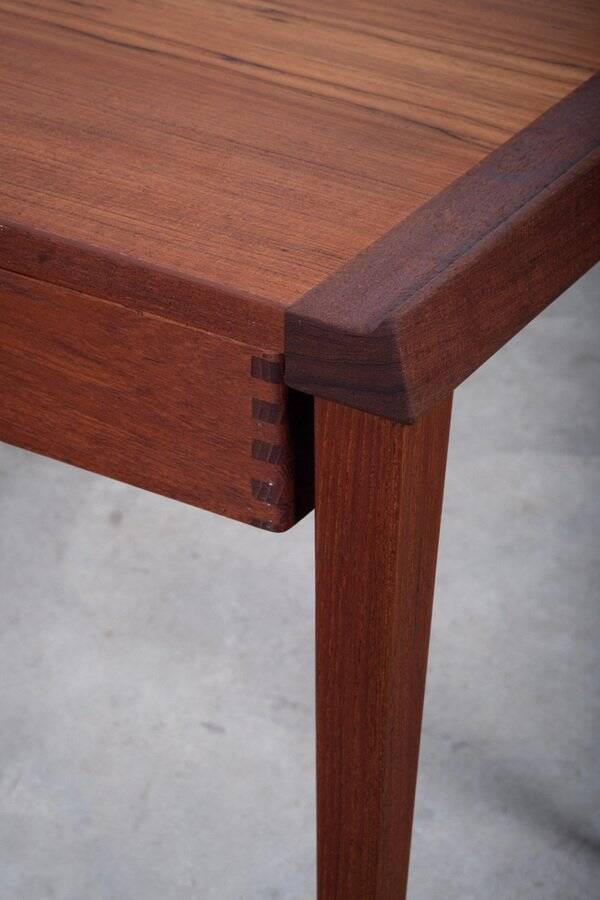 Teak Side Table with Drawer, Denmark, 1960s
