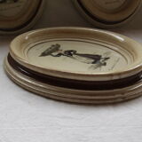 Table frame medallion old trades vintage decoration