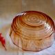 Saladier en verre rose