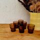 Lot de 6 verres à eau Vereco vintage