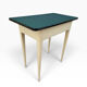 Table d’appoint Formica bleu des années 50 France