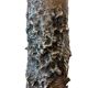 Vintage brutalist metal table lamp / floor lamp