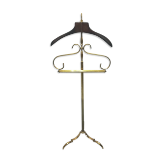 Night valet in mahogany and brass neoclassical style