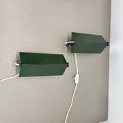 set of 2 cubic Charlotte Perriand LES ARCS Style Wall Lights, FRANCE 1960s
