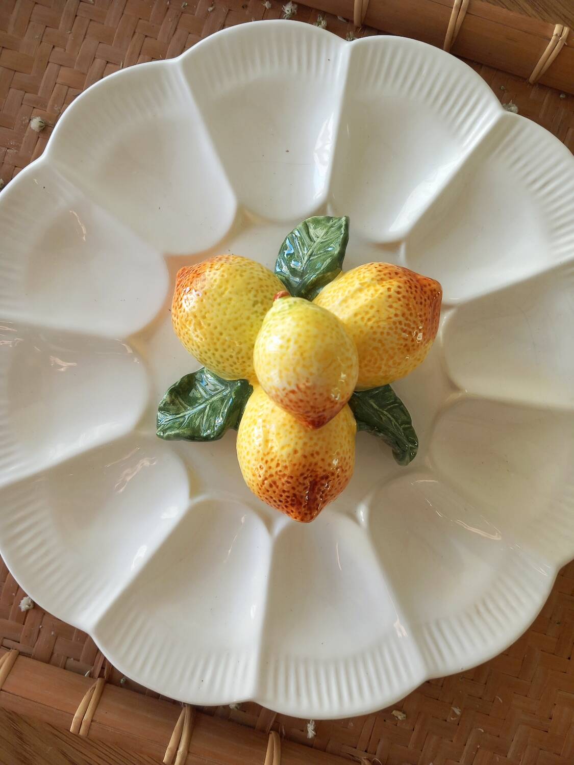 Barbotine oyster dish