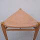Tripod stools in oak by Uno & Östen Kristiansson for Luxus, 1950s, set of 2