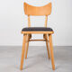 Set of 4 Dining Chairs, 1960s, Czechoslovakia, Midcentury, Reupholstered