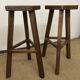 Pair of Vintage Brutalist Bar Stools