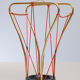 Brass umbrella stand, austria, 1950