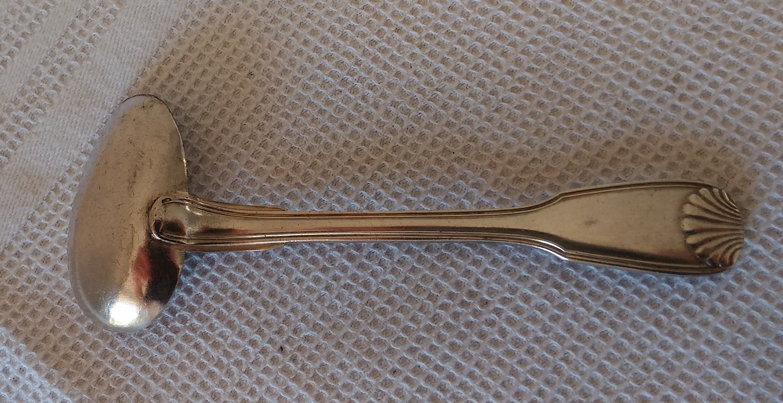 Silver metal Ercuis baby spoon