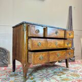 Kierchenbach Jean-adam chest of drawers in marquetry, Louis XVI period