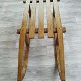 wooden sled