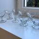 Lot de 8 coupes à champagne en cristal gravé années 50