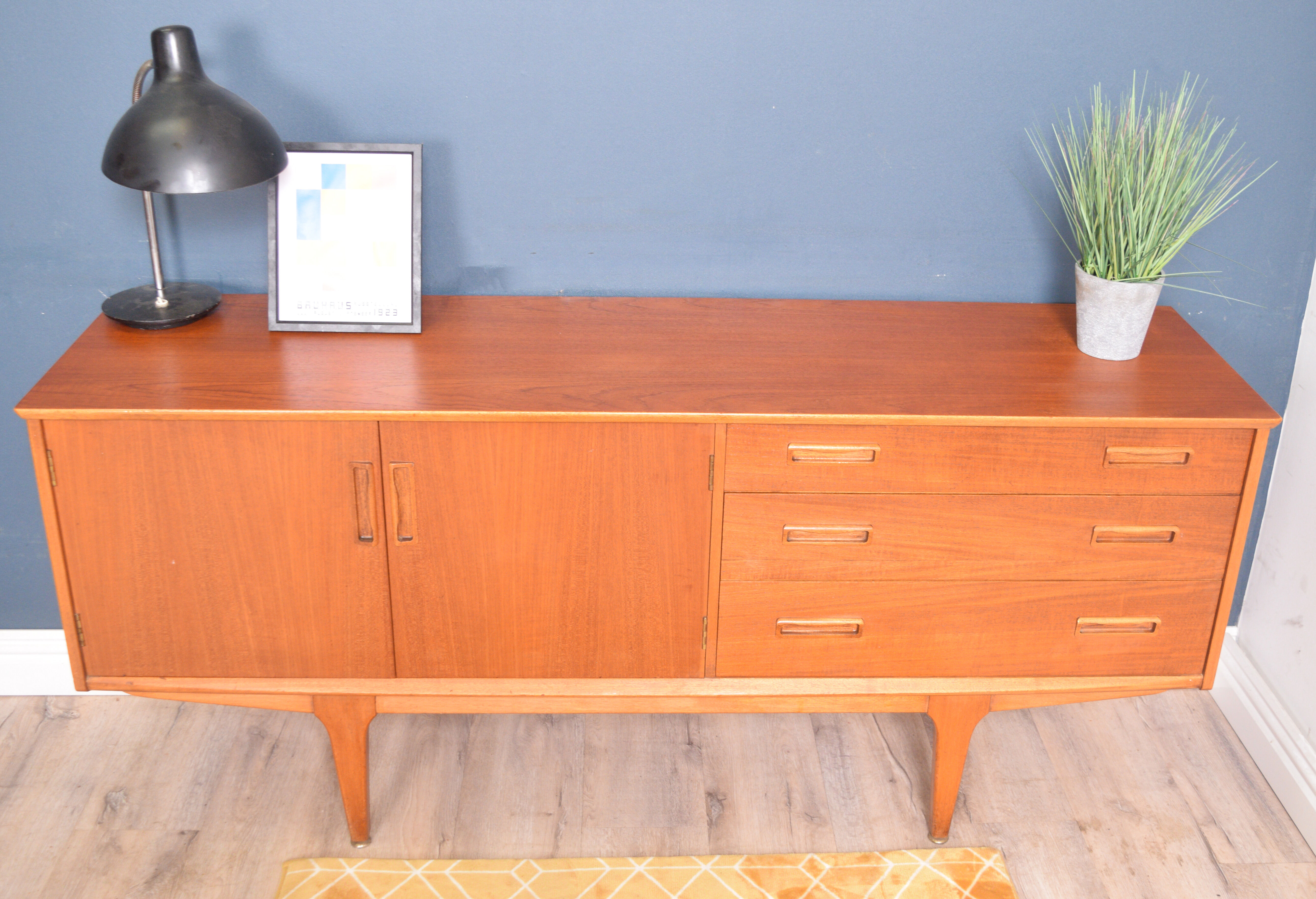 Restored Teak 1960s Jentique Sideboard Cabinet