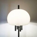 Italian space-style floor lamp from the 1960s with a stone base.