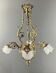 Louis XV style chandelier in bronze and glass, 19th century