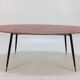 Italian Midcentury Coffee Table with Marble Top and Brass Feet, 1950s