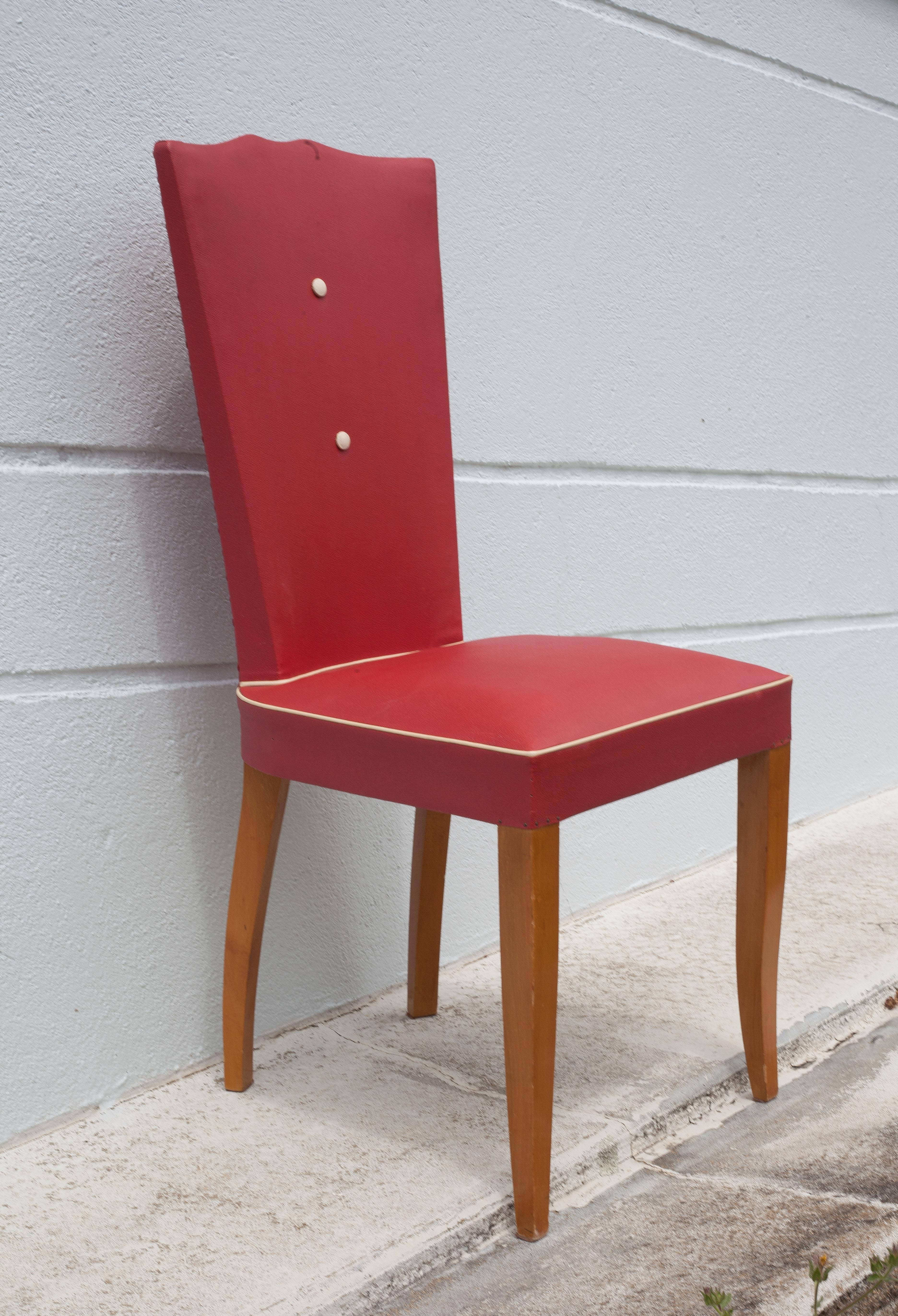 Paire de chaises vintage marque tab