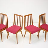 Set of four design dining chairs, 1960's.