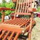 Chaise longue en bois