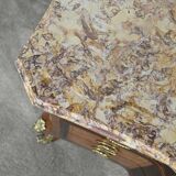 Commode en Bois de Rose et Amarante, style Transition Louis XV / Louis XVI – Fin XIXe