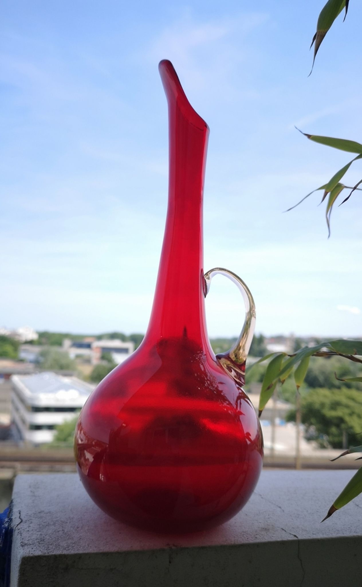 Carafe en verre de Murano années 1970