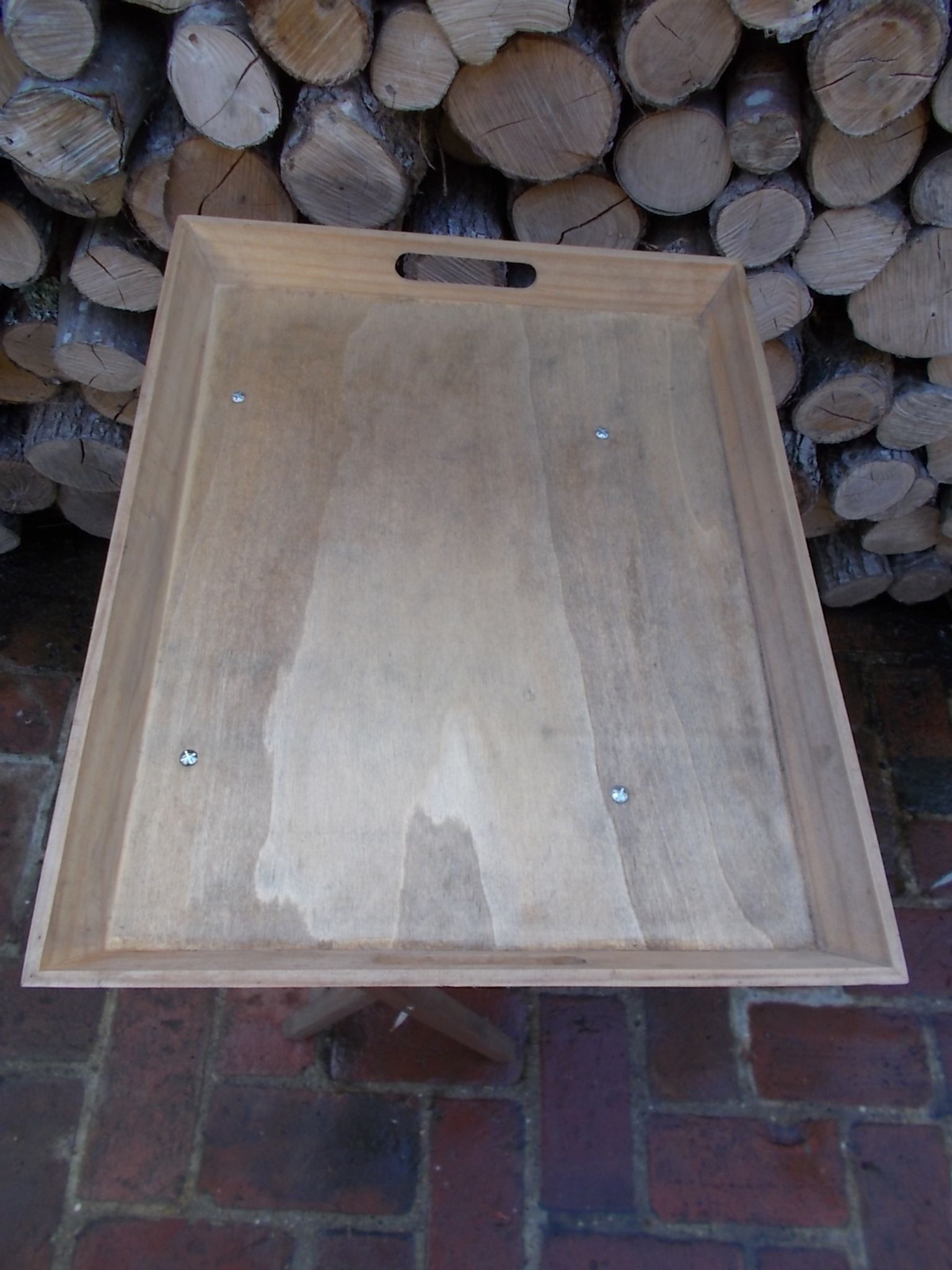 Folding side table