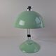 Mid-Century Mint Green Czech Desk Lamp with Chrome and Adjustable Shade