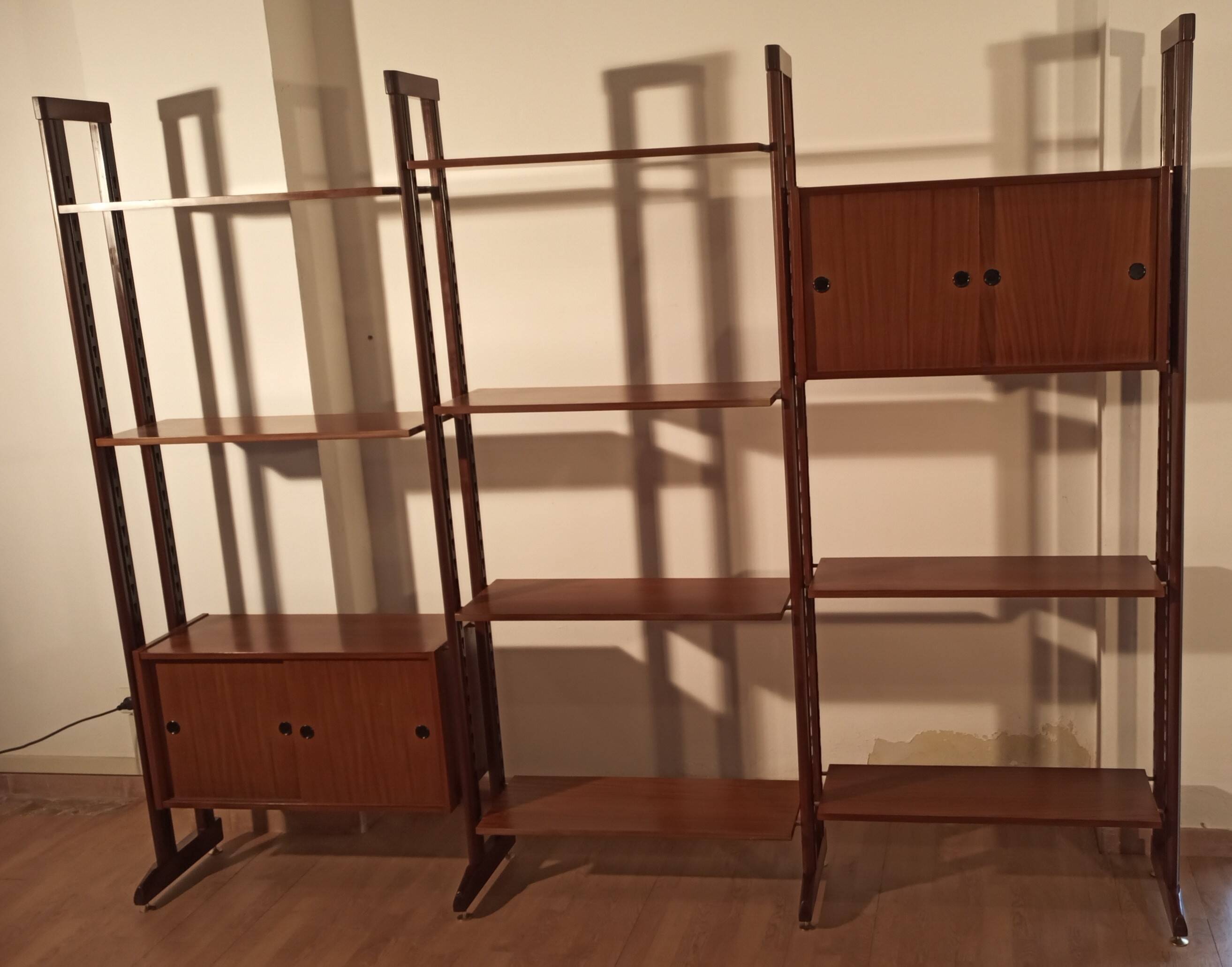 Vintage Modular Teak Bookcase, 1960s