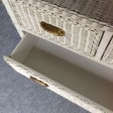 Rattan chest of drawers