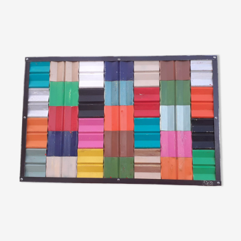 Patchwork metal board