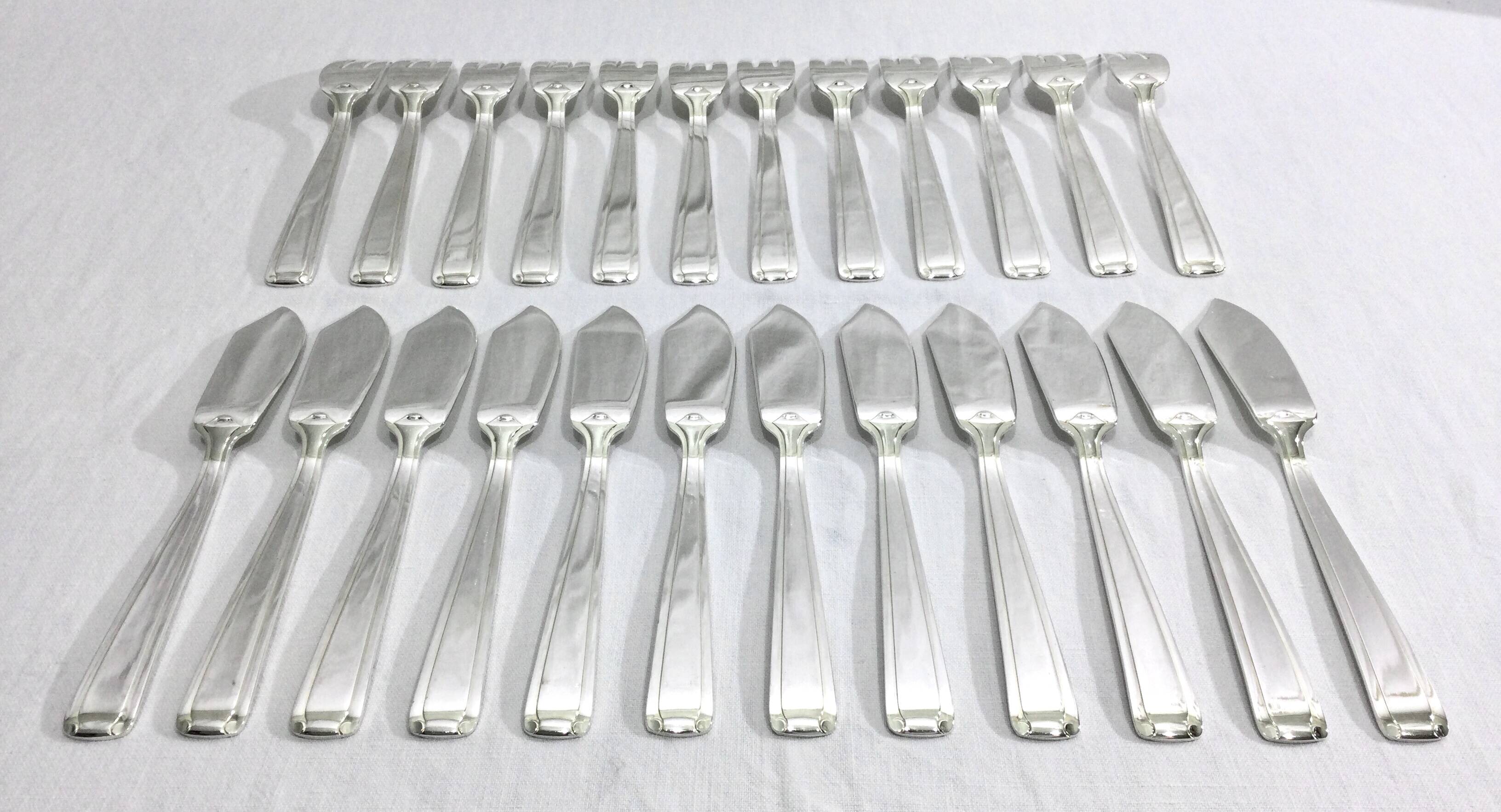 Saint Médard - 12 Fish Cutlery