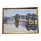 Ancient painting depicting a landscape