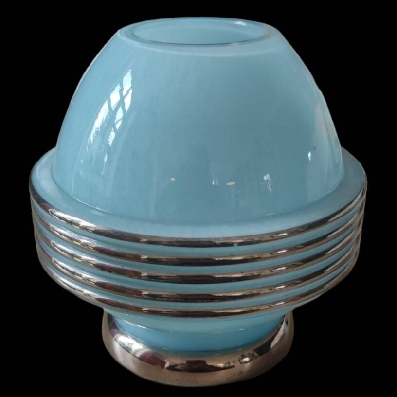 Old art deco spherical vase