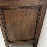 Louis XIV style chest of drawers in solid oak, 18th century