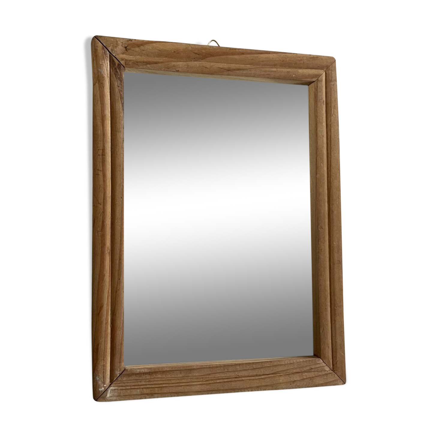 Petit miroir mural en bois 15x20cm