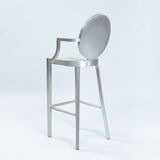 Philipe Starck Kong one arm aluminium barstool,1980s