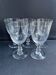 5 baccarat water glasses – art nouveau