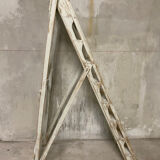 Large white stepladder