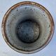 glazed ceramic vase with abstract flower decoration, signature to identify