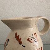 Vintage stoneware pitcher 1950