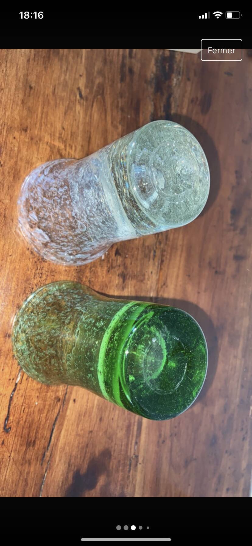 Verres gobelets Biot