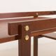 Teak bar cart, serving trolley, 1960s