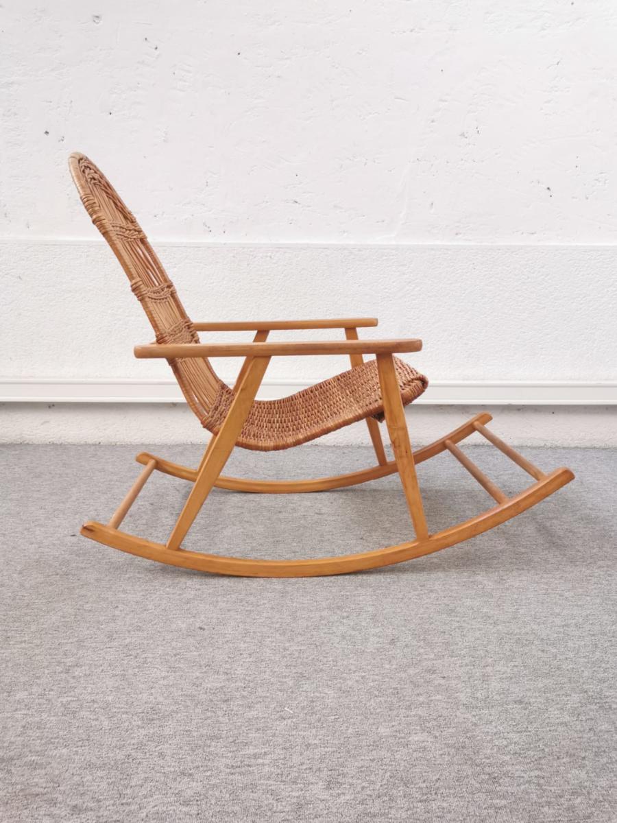 Rocking-chair rattan