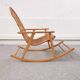Rocking-chair en rotin