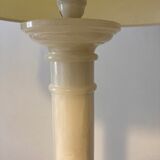 Alabaster lamp foot