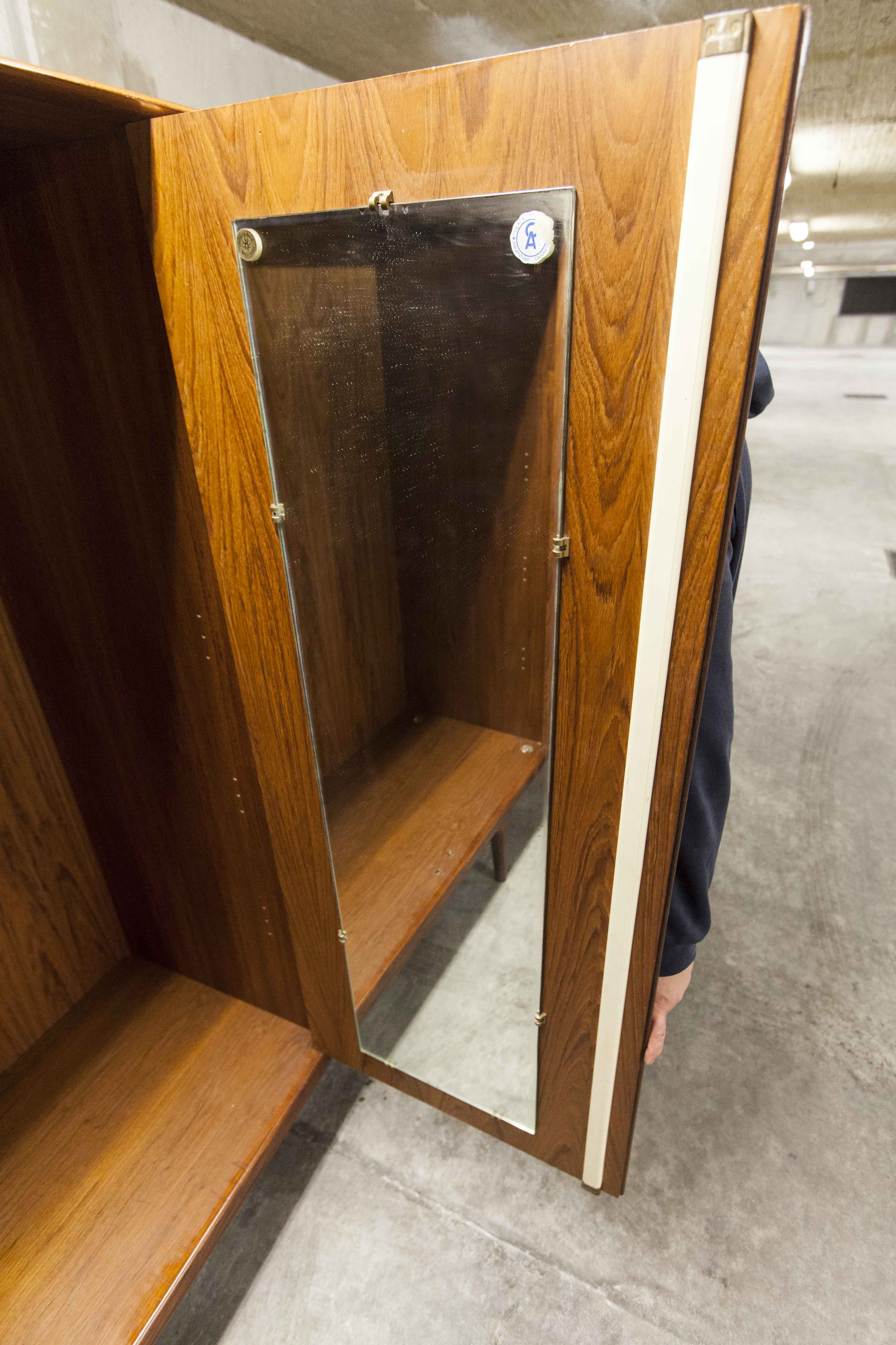 Scandinavian wardrobe 1960 Simat teak