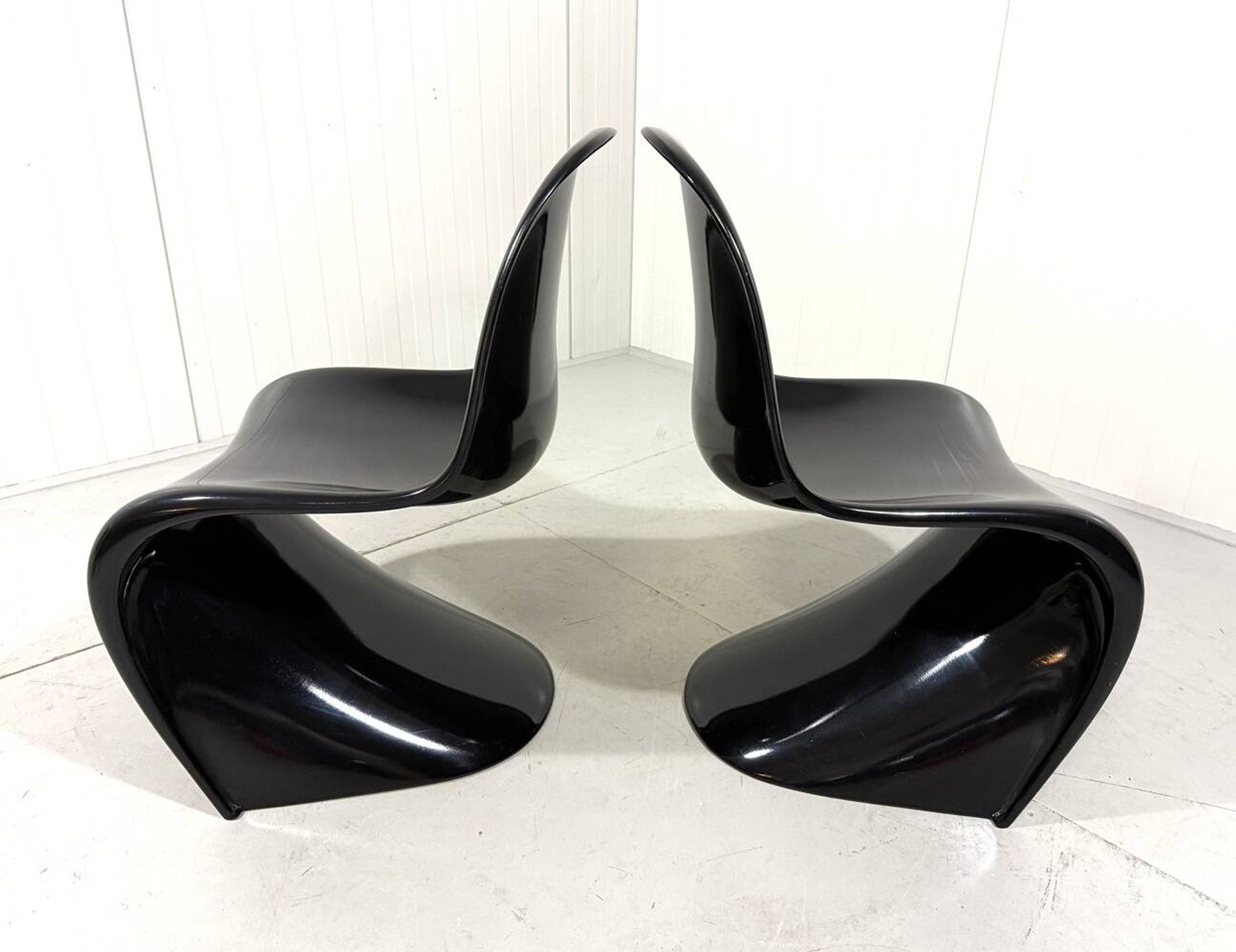 First edition Panton chairs by Verner Panton for Herman Miller 1960’s