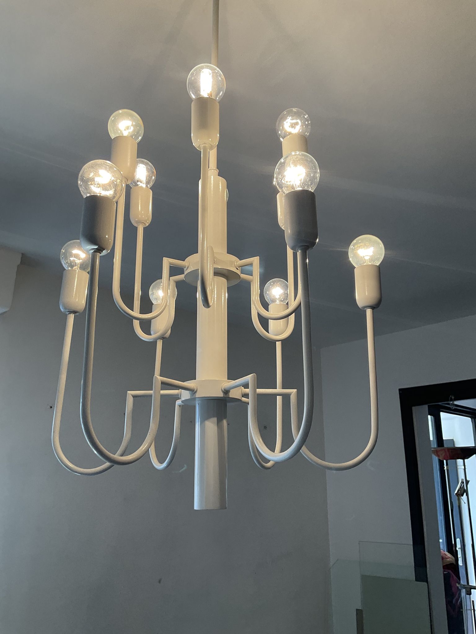 Suspension Space Âge 12 lampes