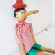 Pinocchio ancien en bois